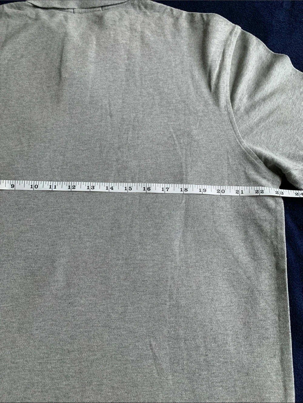 Polo by Ralph Lauren SE Gray Polo Shirt with Multicolor Patch Letters